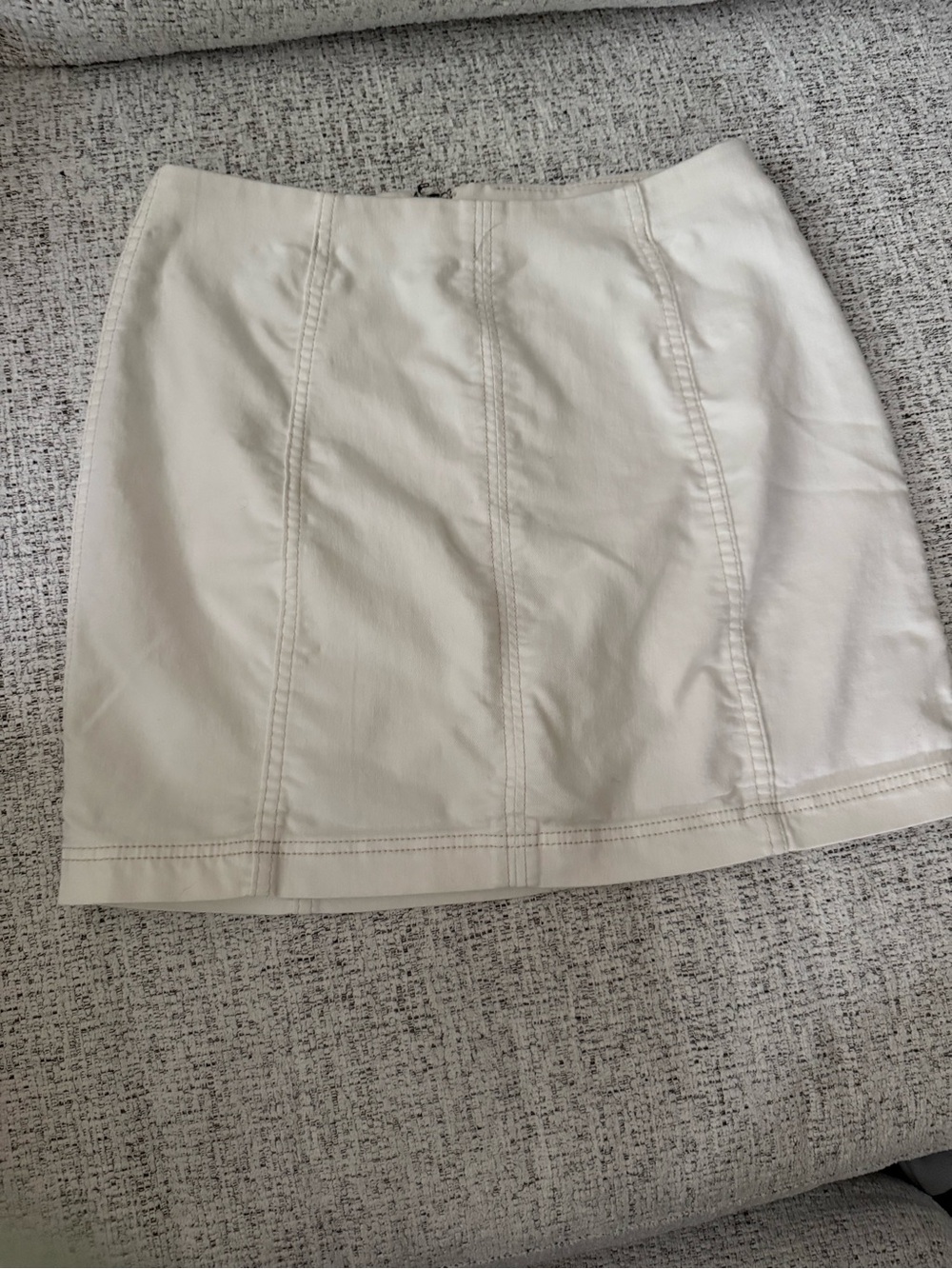 Free People Cream Women's Short Skirt